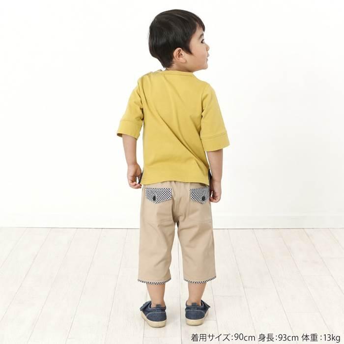 子供服 キムラタン La Chiave（ラ キエーベ） ７分袖Ｔシャツ (80〜130cm)  男の子 80 90 95 100 110 120 130 綿100%｜baby-kids-kimuratan｜07