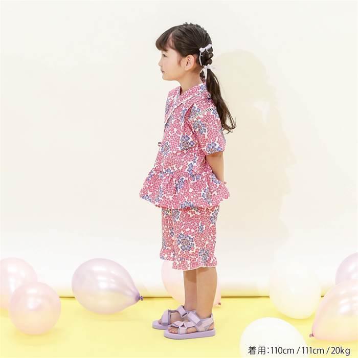 子供服 キムラタン BABBLE BOON (バブルブーン ) 女児 甚平 (80〜130cm