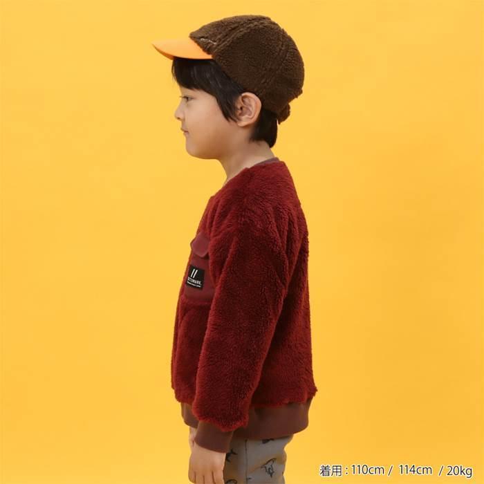 子供服 キムラタン DITTOMARK.（ディットマーク） ボアトレーナー (80〜140cm)  男の子 80cm 90cm 100cm 110cm 120cm 130cm 140cm｜baby-kids-kimuratan｜09