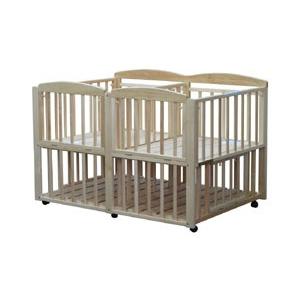 レンタル】双子用ジェミニ ベビーベッド / 4オープン ベビーベッド Je