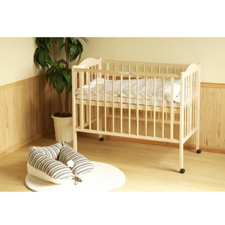 欠品中 9月下旬入荷予定】ベビーベッド ハイタイプ ワンタッチ