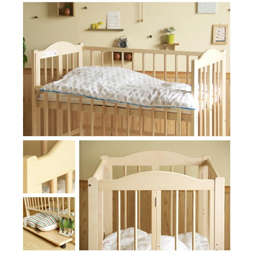 欠品中 9月下旬入荷予定】ベビーベッド ハイタイプ ワンタッチ