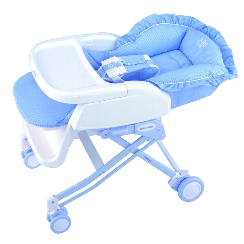 ベビーラックレンタル】手動アップリカ ハイローベッド&チェア399  