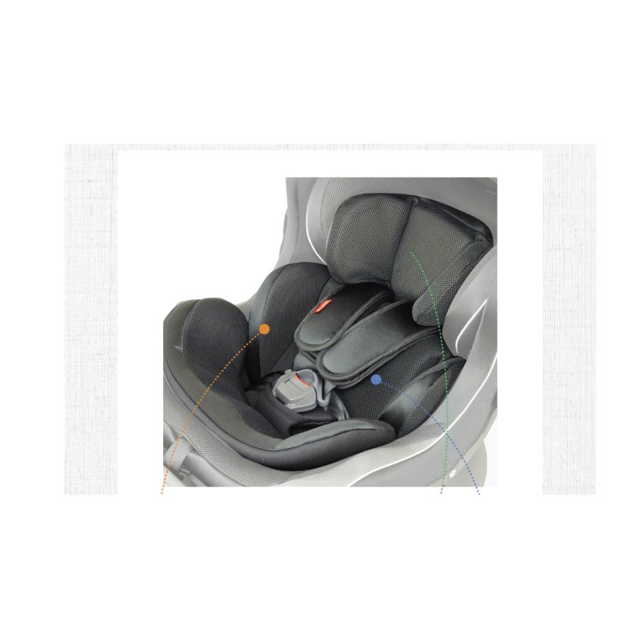 新生児〜4歳頃】リーマン ラクールISOFIX リュクスブラウン 35007