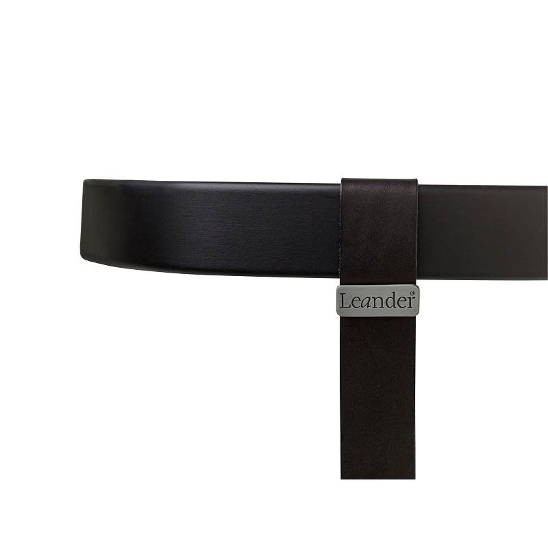【入荷未定】Leander　リエンダーハイチェア用　セーフティーバー レザーストラップ付　 ブラック　LD305021-02-27/ ベビーチェアー　ハイチェア　アクセサリー | Leander | 01