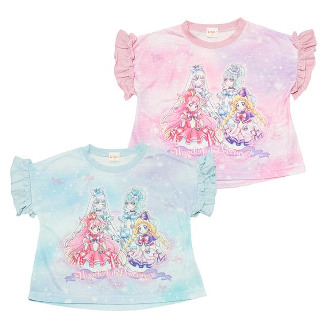 2024年 夏物 わんだふるぷりきゅあ！ プリキュア 天竺 パネルプリント 半袖Ｔシャツ precure｜baby-market｜06