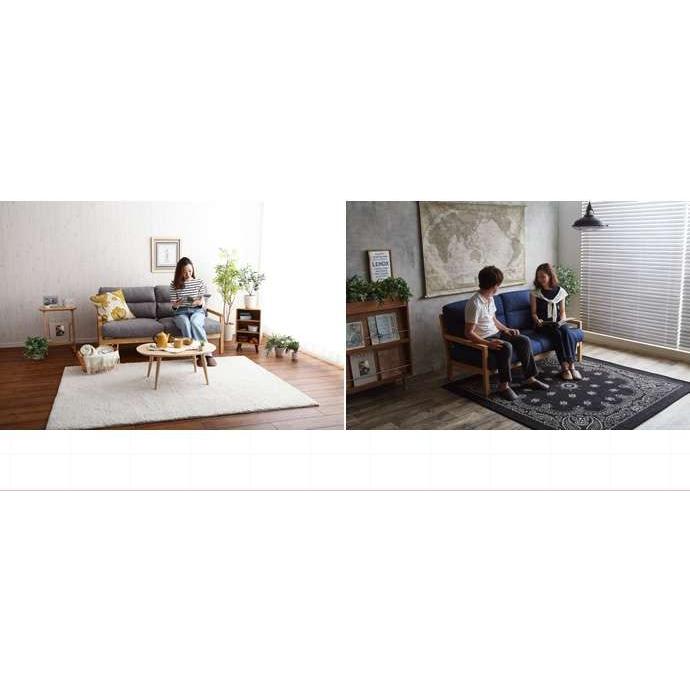 Life ウォッシャブルデニム生地 二人掛けソファ 新生活 引越し 家具