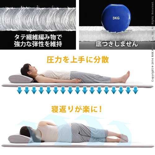 新構造エアーマットレス エアレスト365 セミダブル 120×200cm 高反発 3つ折り 通気性 耐熱性 耐久性 湯たんぽOKの画像
