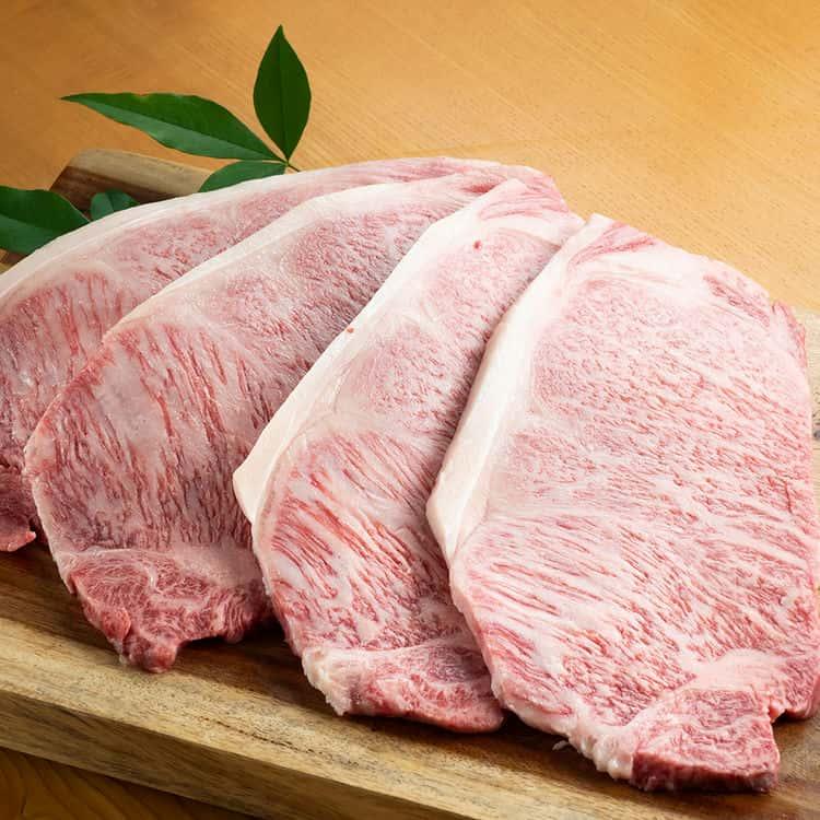 26日までポイント5倍 滋賀 徳志満 近江牛ロースステーキ 150g×4枚 離島は配送不可_2