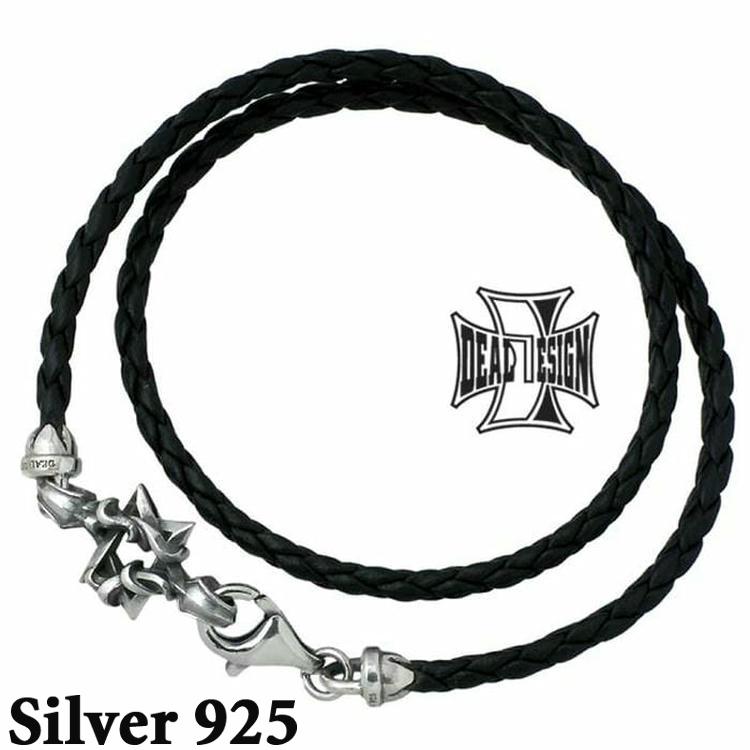 deal design レザーブレスレット シルバー DEAL DESIGN（ディールデザイン） 7/1までポイント5倍 シルバー
