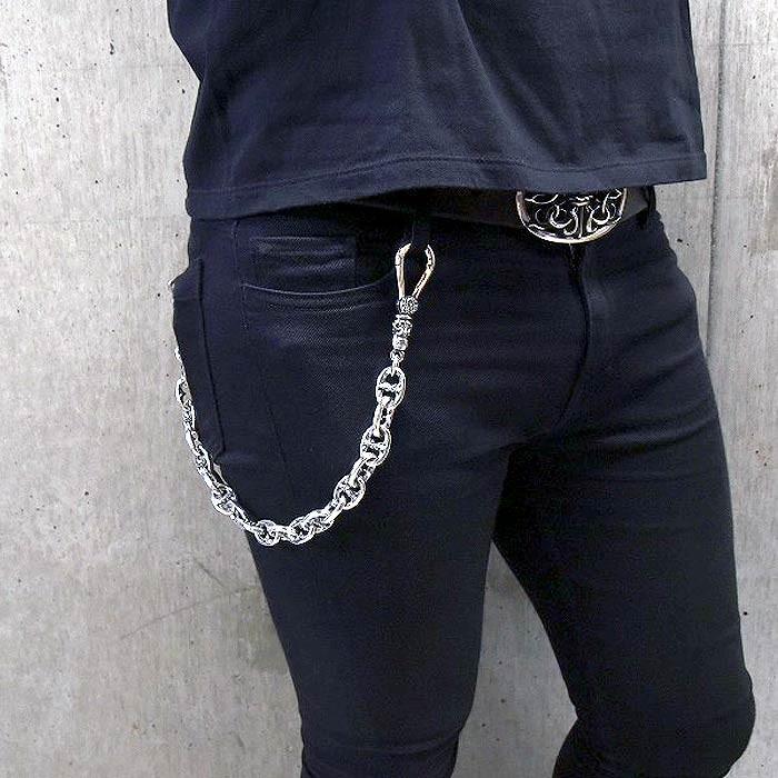 ディールデザイン DEAL DESIGN シルバー ウォレットチェーン オーバル