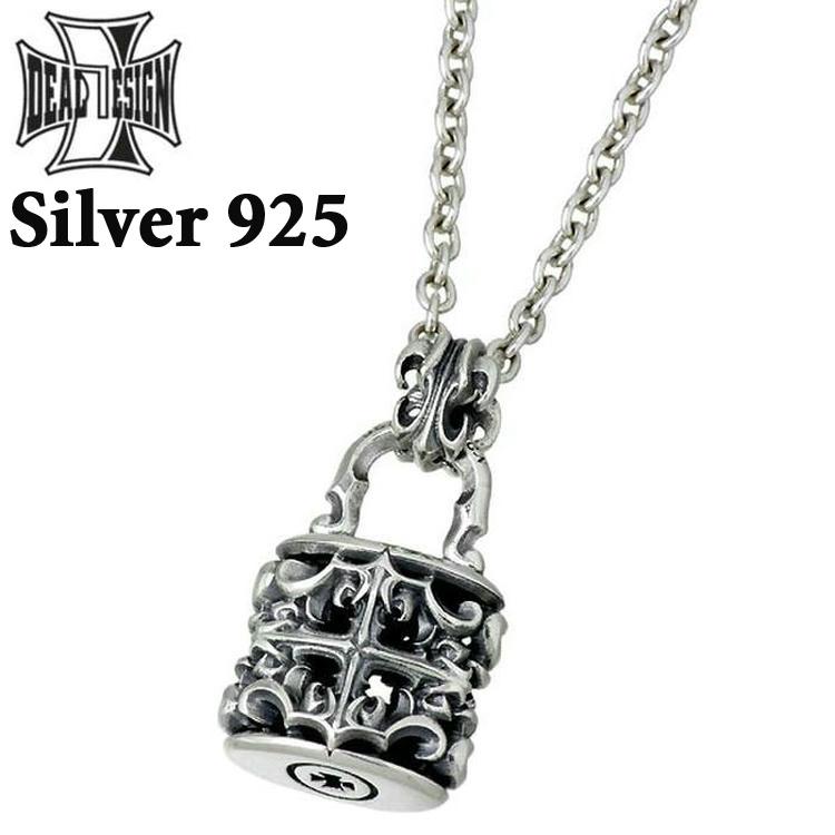 s ディールデザイン ペルソナパドロック ペンダント 本革チョーカー 美