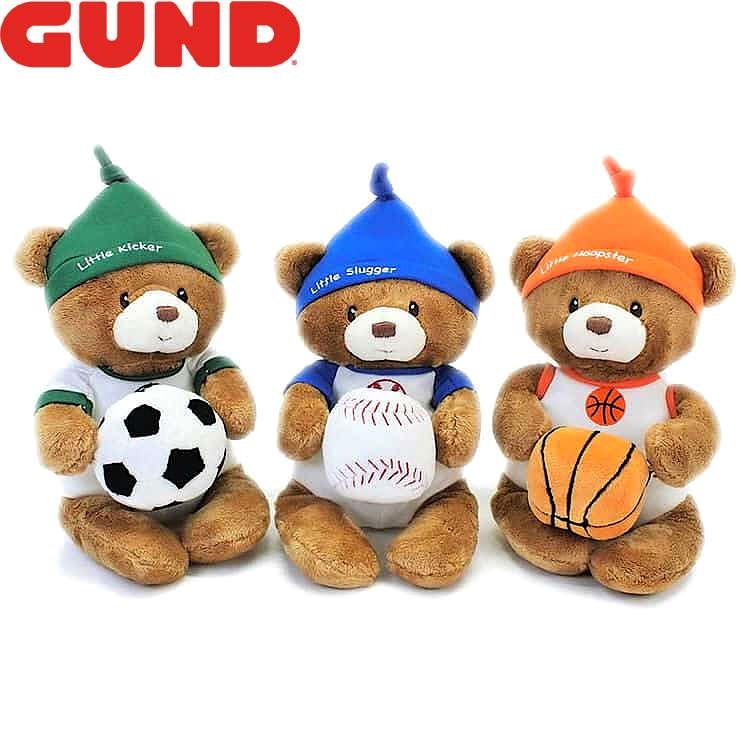 GUND ガンド ぬいぐるみ サッカー べア&ラトル テディーベア テディベア くま くまの ベアー Teddy Bear ギフト クリスマス 贈り物 プレゼントに最適｜baby-sies｜07