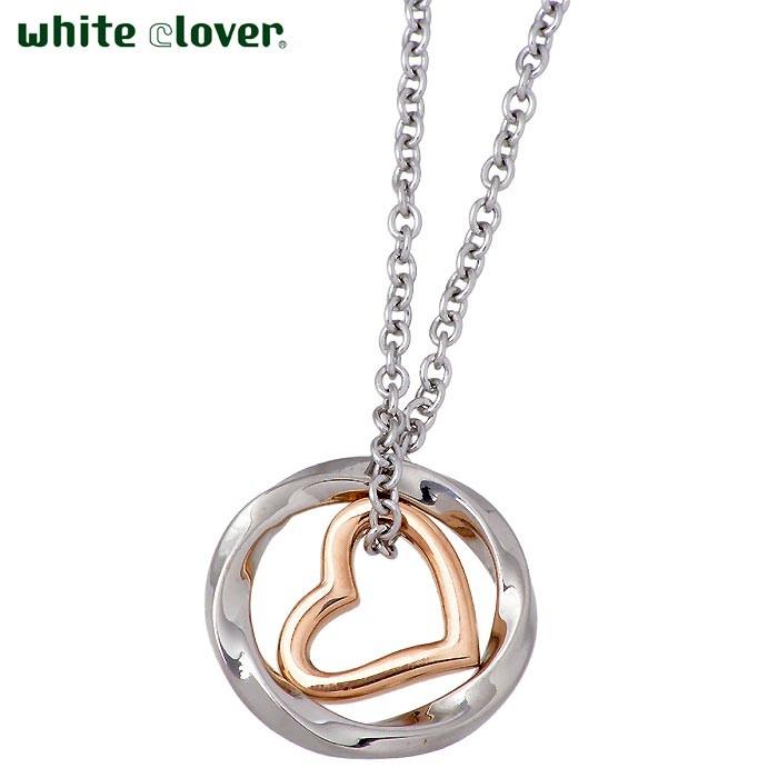 ホワイト　クローバー　white clover   シルバーネックレス white clover（ホワイトクローバー） 22日までポイント5倍