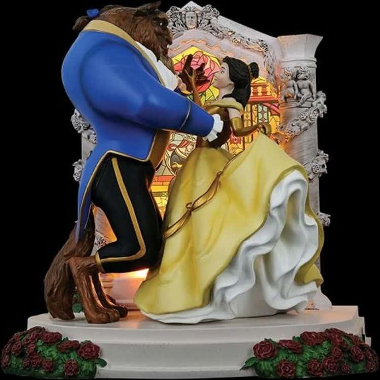 Disney enesco エネスコ Showcase 美女と野獣 ライトアップ ディズニー 