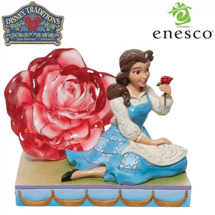 enesco エネスコ Disney Traditions 美女と野獣 ベル クリア ローズ