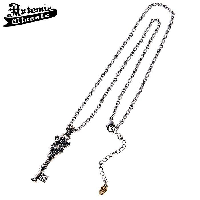 【美品】Artemis Classic シルバー925 クラウンキー ネックレス Artemis Classic（アルテミスクラシック） キングダム キー シルバー