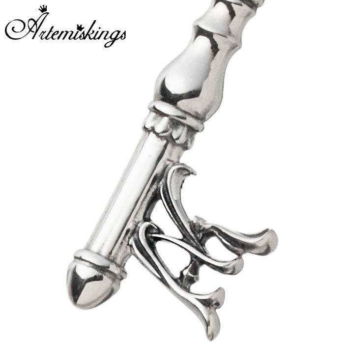 8日までポイント5倍 アルテミスキングス Artemis Kings クラウン キー シルバーネックレス 王冠 鍵 AKP0122AKCNの画像