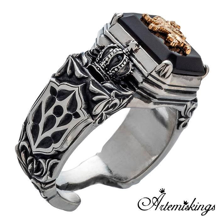 アルテミスキングス ARTEMIS KINGS 10金 ライオン シルバー リング