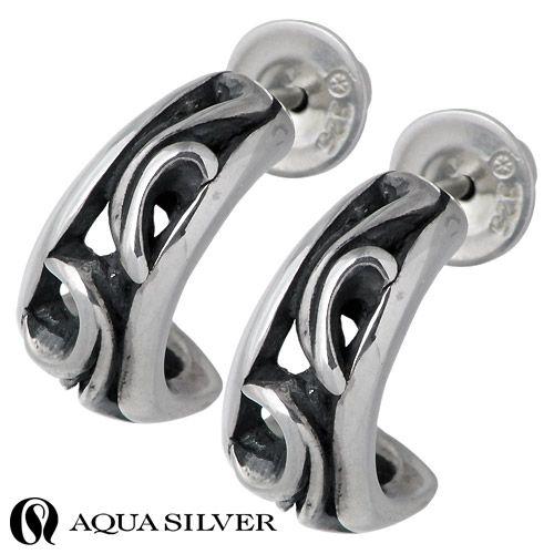 アクアシルバー Aqua Silver シルバー ピアス メンズ レディース アラベスク ペア Ap018f P シルバーアクセサリー Baby Sies 通販 Yahoo ショッピング
