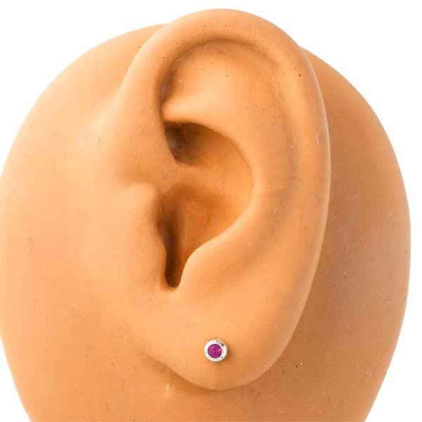 アクアシルバー Aqua Silver シルバー ピアス メンズ レディース 誕生石 ルビー スタッドタイプ 1個売り Ap043 Rb シルバーアクセサリー Baby Sies 通販 Yahoo ショッピング