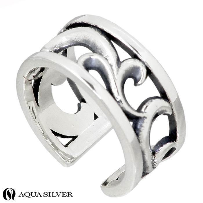 AQUA SILVER（アクアシルバー） シルバーイヤーカフ 透かしアラベスク 