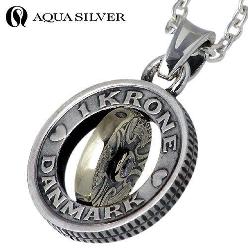 アクアシルバー AQUA SILVER コイン シルバー ネックレス AQUA SILVER(アクアシルバー) コイン シルバー ネックレス