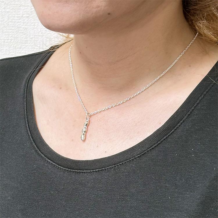 ピンク【新品未使用】AQUA SILVER MIKE-E ペンダントトップ AQUA SILVER（アクアシルバー） 25日までポイント5倍 枝豆 シルバー