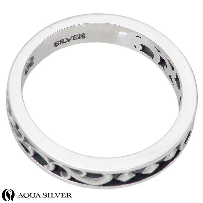 AQUA SILVER（アクアシルバー） 15日までポイント5倍 シルバーリング AQUA SILVER アラベスク シルバーリング値下げ可能