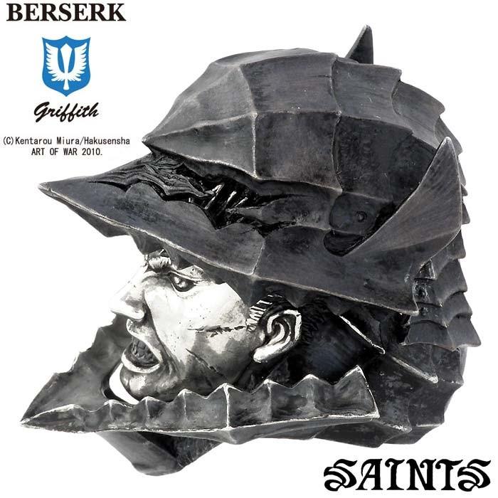 ベルセルク セインツ SAINTS BERSERK ベルセルク ガッツ シルバー リング 指輪 狂戦士の甲冑 兜付き.ver メンズ 17〜25号｜baby-sies｜02
