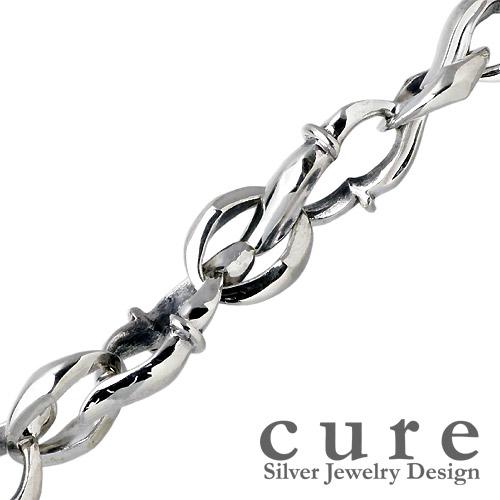 チェーン キュア cure チェーンフレア シルバーブレスレットL : Baby 