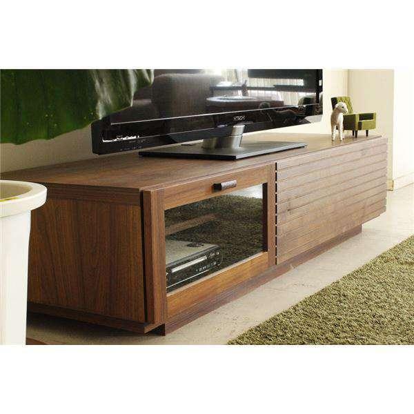 テレビ台 ローボード 幅130cm 37型〜58型対応 ブラウン 日本製 木製