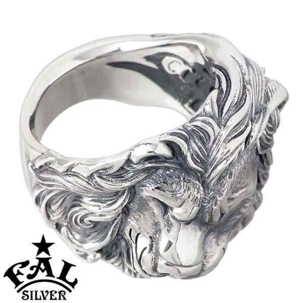 エフエーエル F.A.L FAL スリーピング ライオン シルバー リング