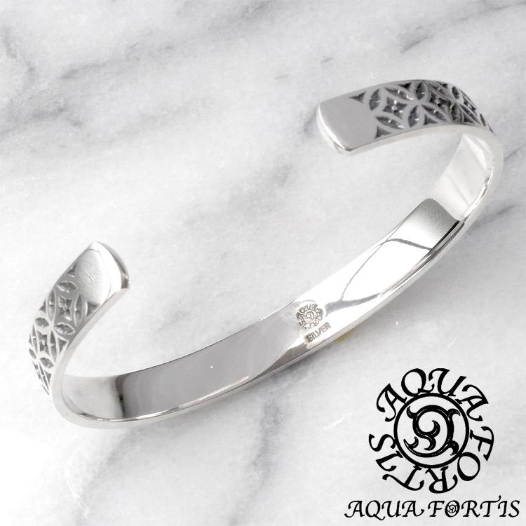 AQUA FORTIS バングル シルバー925 ブレスレット アクアフォルティス 8日までポイント5倍 アクアフォーティス トレー