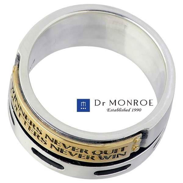 ドクターモンロー Dr MONROE シルバーリング K18YG メンズ 指輪の画像