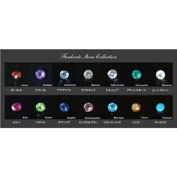 26日までポイント5倍 クールダスト cooldust FUNKOUTS スノーフレーク シルバーネックレス 雪の結晶 カラーストーン_4