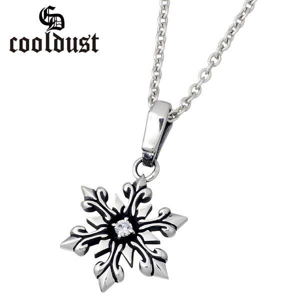 クールダスト cooldust FUNKOUTS スノーフレーク シルバーネックレス S 雪の結晶 カラーストーン
