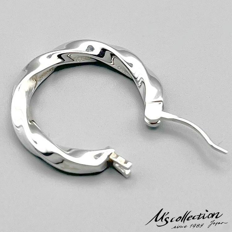 M'S COLLECTION（エムズコレクション） シルバー フープ ピアス メンズ