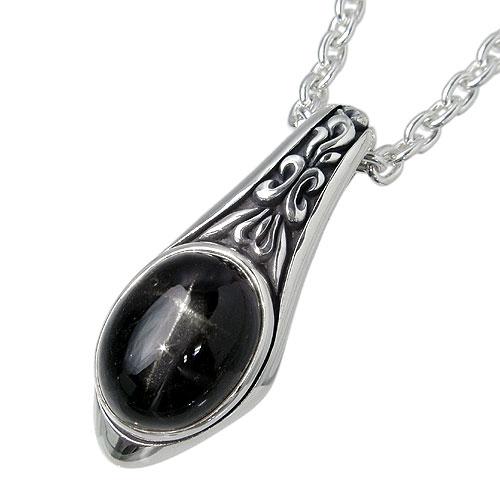 Freestyle（フリースタイル） ブラックスター シルバーネックレス