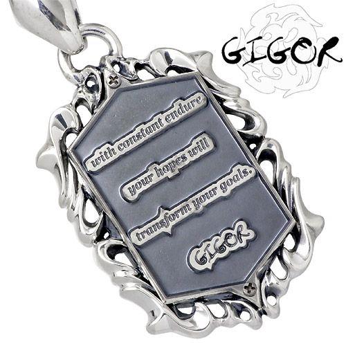 GIGOR ジゴロウ シンボライズフレーム シルバーネックレス L : Baby 