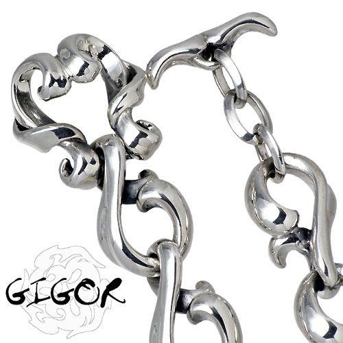 ジゴロウ GIGOR タングラム シルバーブレスレットLの画像