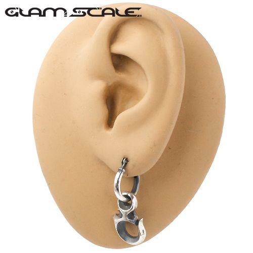 12日までポイント5倍 グラムスケイル GLAM SCALE シルバーフープ ピアス