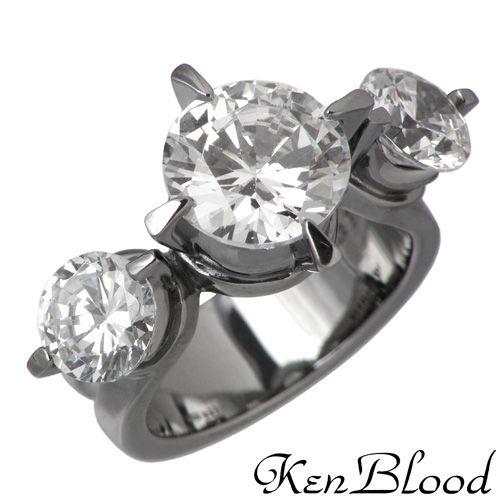 ケンブラッド KEN BLOOD 3 CZ シルバーリング 指輪