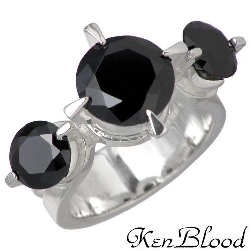 ケンブラッド KEN BLOOD 3 CZ シルバーリング 指輪
