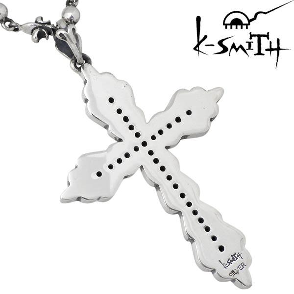 ケースミス K-SMITH シルバークロス ネックレス L CZの画像