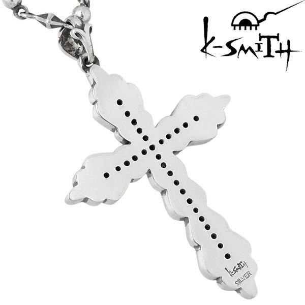 ケースミス K-SMITH シルバークロス ネックレス L CZの画像