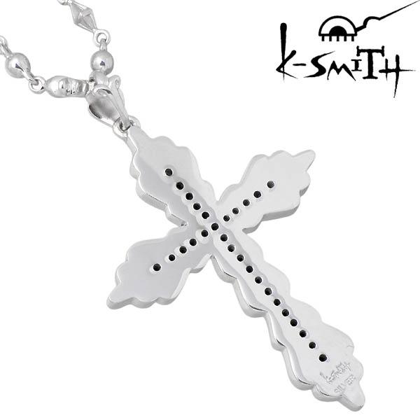 ケースミス K-SMITH シルバークロス ネックレス L CZの画像