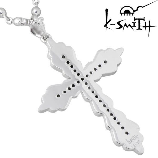 ケースミス K-SMITH シルバークロス ネックレス L CZの画像