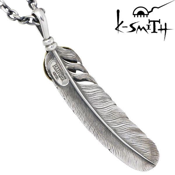 ケースミス K-SMITH ハートフェザー シルバーネックレスの画像