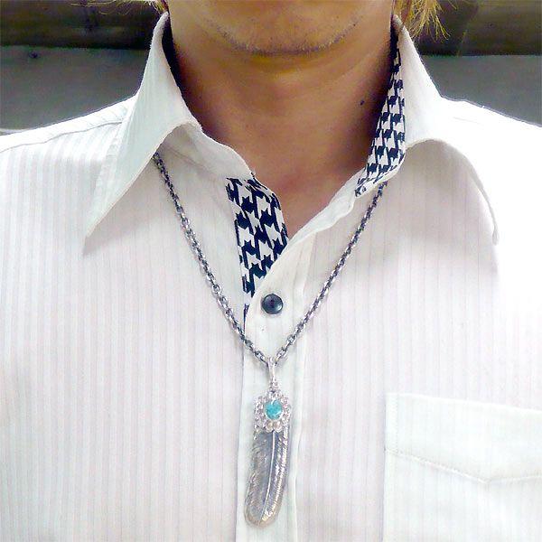 ケースミス K-SMITH フェザー ターコイズ シルバーネックレス